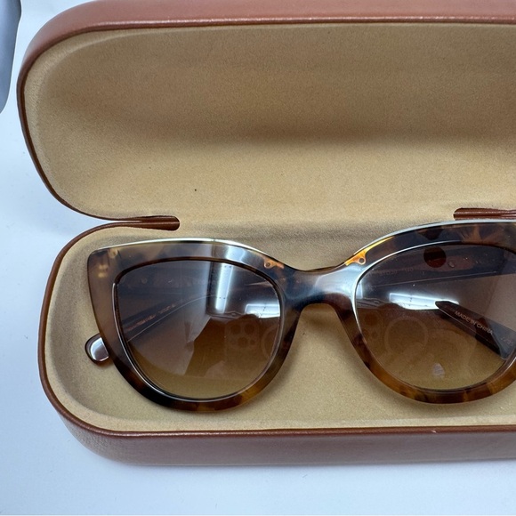 Longchamp Cat Eye Sunglasses LO686S 518 Red Havana 51mm With Case main image 9